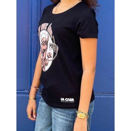 T-Shirt "Yes Uke Âne" Femme