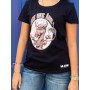 T-Shirt "Yes Uke Âne" Femme
