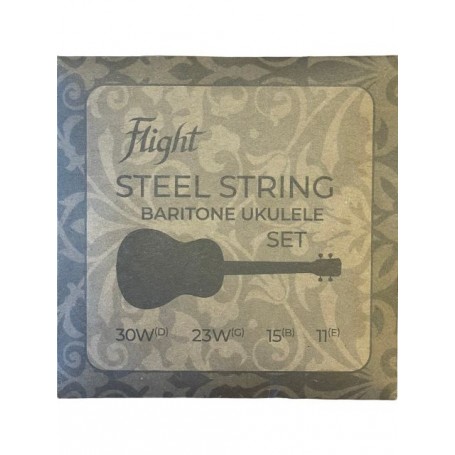 Flight Steel Strings Baritone Ukulele set