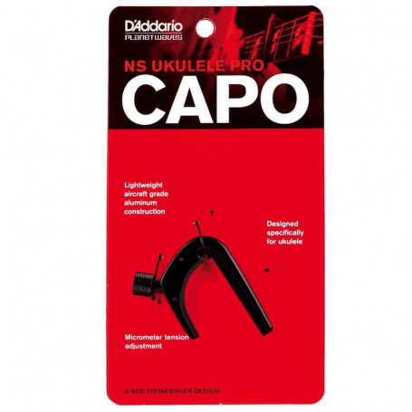 Capodastre D'addario Ukulele Pro PW-CP-12