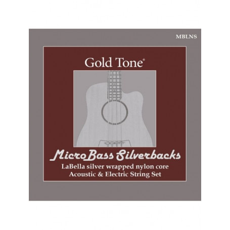Gold Tone Micro Bass Silverbacks