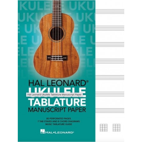 Ukulele Tablature Manuscript Paper