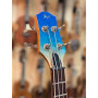 Flight Mini Bass Solid Body Transparent Blue