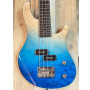 Flight Mini Bass Solid Body Transparent Blue