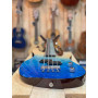 Flight Mini Bass Solid Body Transparent Blue