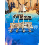 Flight Mini Bass Solid Body Transparent Blue