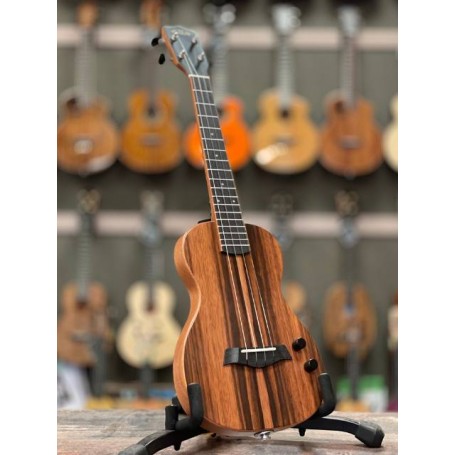 Kala Solid Body Striped Ebony Tenor